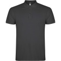 Star Poloshirt für Herren, Dunkles Blei