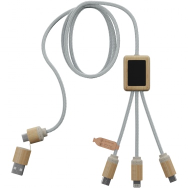 : SCX.design C49 5-in-1 Ladekabel mit Leuchtlogo