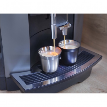 Logotrade Firmengeschenke das Foto: Duo 80 ml RCS-zertifiziertes Espressotassen Set aus Edelstahl 