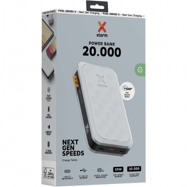 Logotrade Firmengeschenke das Foto: Xtorm FS520 Fuel-Serie 20.000 mAh 35 W Powerbank