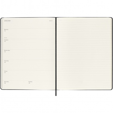 : Moleskine Hardcover 12 Monate Wochenkalender XL