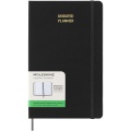 Moleskine Hardcover Wochenplaner L, undatiert, Durchgehend schwarz