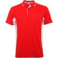 Montmelo Sport Poloshirt Unisex , Rot / Weiß