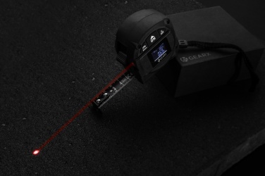 Logotrade werbemittel das Foto: Gear X 5m Maßband mit 30m Laser