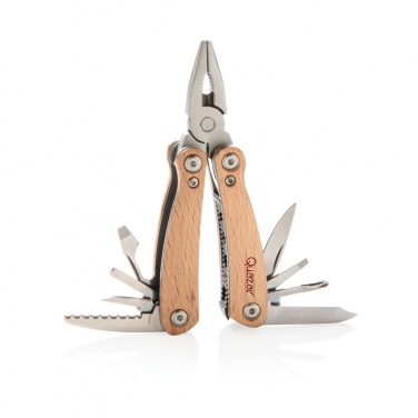 Logotrade Werbeartikel das Foto: Holz Mini-Multitool