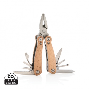 Logotrade Logogeschenke das Foto: Holz Mini-Multitool