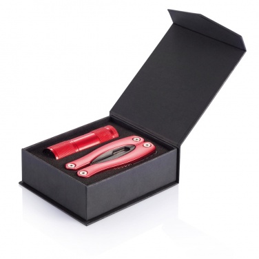 Logotrade Werbeartikel das Foto: Multitool und Taschenlampen Set