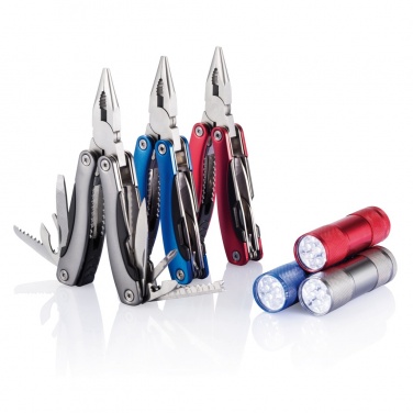 Logotrade Werbegeschenke das Foto: Multitool und Taschenlampen Set