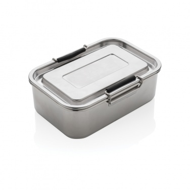 Logotrade Werbeartikel das Foto: Auslaufsichere Lunchbox aus RCS recyceltem Stainless Steel