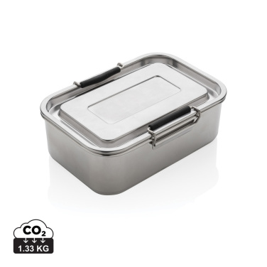 Logotrade Logogeschenke das Foto: Auslaufsichere Lunchbox aus RCS recyceltem Stainless Steel