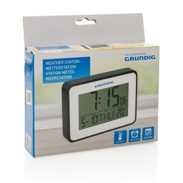 Logotrade Werbegeschenke das Foto: Grundig Thermometer, Wecker und Kalender