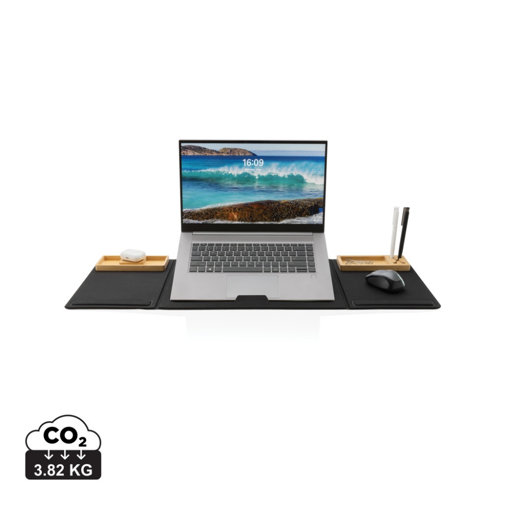 : Impact AWARE RPET faltbare Desk-Organizer mit Laptop-Ständer