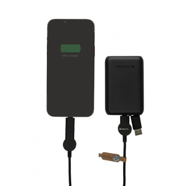 Logotrade Firmengeschenke das Foto: Oakland RCS rKunststoff 1,2m 6-in-1 Fast-Charging 45W Kabel