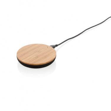 Logotrade Firmengeschenke das Foto: Bamboo X 5W Wireless Charger