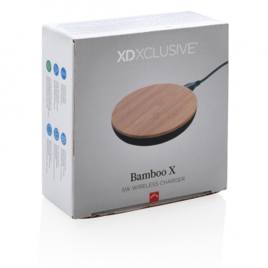 Logotrade Firmengeschenke das Foto: Bamboo X 5W Wireless Charger