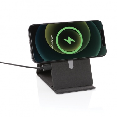 Logotrade Werbeartikel das Foto: Artic magnetischer 10W Wireless Charging Smartphonehalter