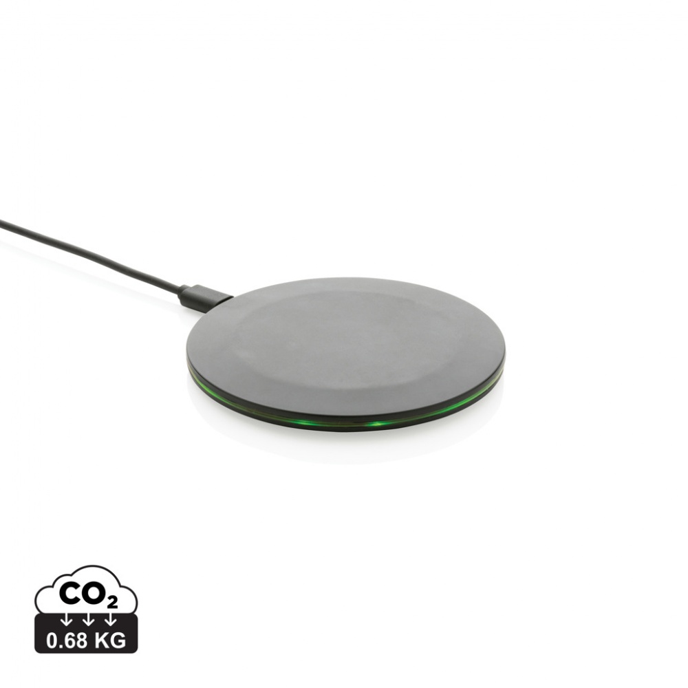 : 15W-Wireless-Fast-Charger aus recyceltem RCS-Kunststoff