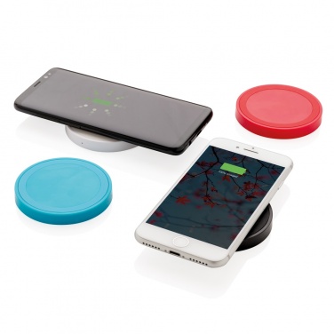 Logotrade Logogeschenke das Foto: Runder 5W Wireless-Charger