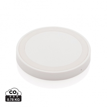 Logotrade Logogeschenke das Foto: Runder 5W Wireless-Charger