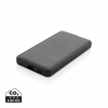 Tusca 10.000 mAh PU Powerbank, Schwarz