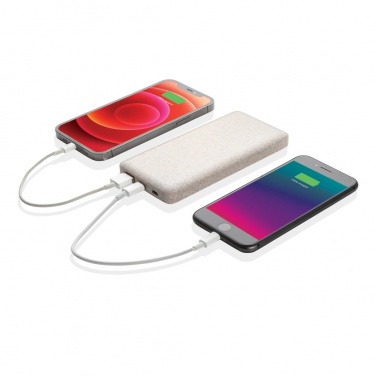 : 10.000 mAh Weizenstroh Powerbank