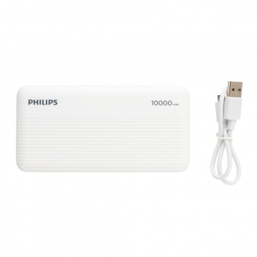 Logotrade Werbeartikel das Foto: Philips 10.000 mAh Slim Powerbank