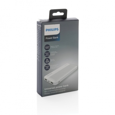 Logotrade Geschäftsgeschenke das Foto: Philips 10.000 mAh Slim Powerbank