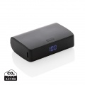 FlashCharge 10.000mAh Fast-Charge Powerbank aus RCS rPlastik, Schwarz