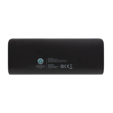 Logotrade Werbegeschenke das Foto: FlashCharge 20.000mAh Fast-Charge Powerbank aus RCS rPlastik