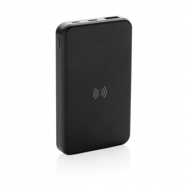 : 5.000mAh 5W Wireless Powerbank aus RCS recyceltem Kunststoff