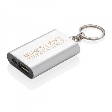 Logotrade Werbeartikel das Foto: 1.000 mAh Schlüsselanhänger Powerbank