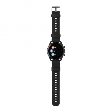 Logotrade Geschäftsgeschenke das Foto: Runde Fit Watch aus RCS recyceltem TPU