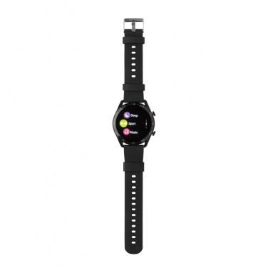 Logotrade Firmengeschenke das Foto: Runde Fit Watch aus RCS recyceltem TPU