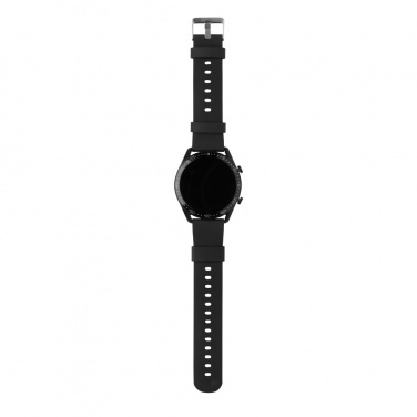 Logotrade Werbeartikel das Foto: Runde Fit Watch aus RCS recyceltem TPU