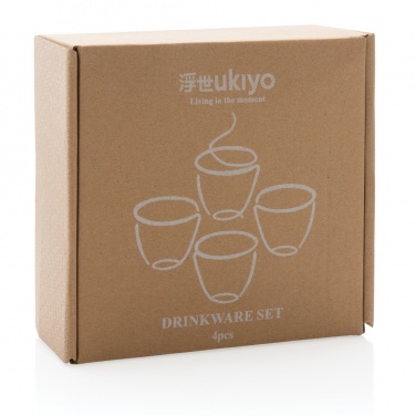 : Ukiyo 4-tlg. Keramik-Trinkbecher-Set