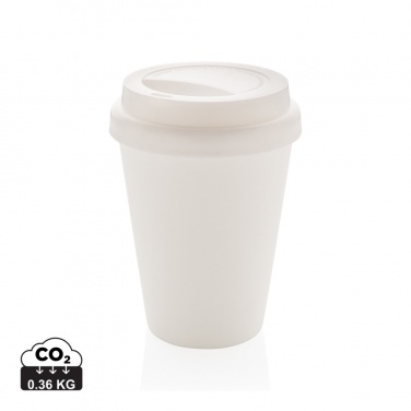 Logotrade Logogeschenke das Foto: Wiederverwendbarer doppelwandiger Kaffeebecher 300ml