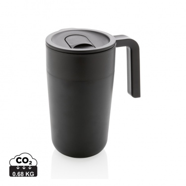 Logotrade Logogeschenke das Foto: GRS recycelte PP und Stainless Steel Tasse mit Griff