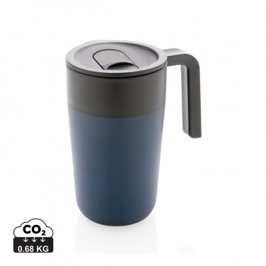 Logotrade Werbegeschenke das Foto: GRS recycelte PP und Stainless Steel Tasse mit Griff