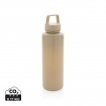 Wasserflasche mit Henkel aus RCS rPP, braun