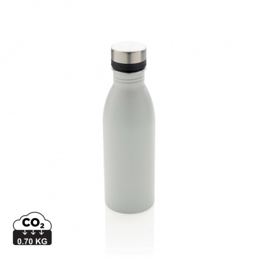 Logotrade Geschäftsgeschenke das Foto: Deluxe Wasserflasche aus RCS recyceltem Stainless-Steel