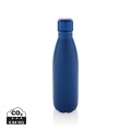 Eureka einwandige Wasserflasche aus RCS rec. Stainless-Steel, Blau