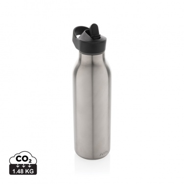 Logotrade Werbegeschenke das Foto: Avira Ara RCS Re-Steel Fliptop Wasserflasche 500ml