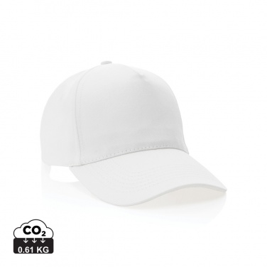 Logotrade Firmengeschenke das Foto: Impact 5 Panel Kappe aus 280gr rCotton mit AWARE™ Tracer