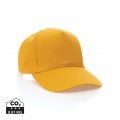 Impact 5 Panel Kappe aus 280gr rCotton mit AWARE™ Tracer, Gelb