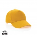 Impact 5 Panel Kappe aus 190gr rCotton mit AWARE™ Tracer, Gelb