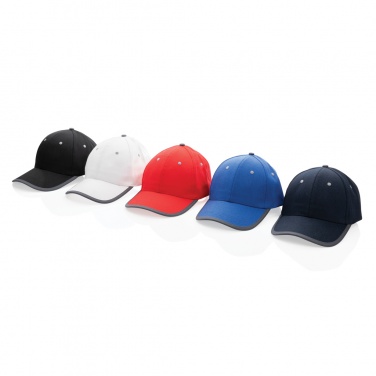 : Impact AWARE™ 280gr Brushed rCotton 6 Panel Kontrast-Cap