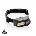 COB und LED Stirnlampe, Schwarz