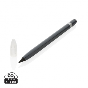 : Tintenloser Stift aus Aluminium mit Radiergummi