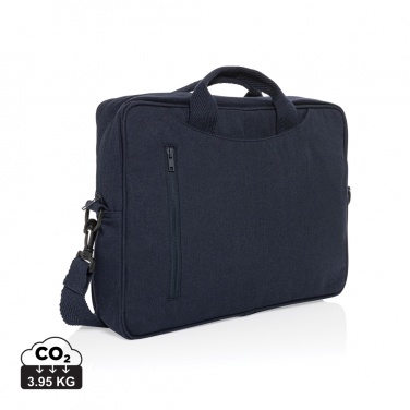 Logotrade Werbeartikel das Foto: Laluka AWARE™ 15.4" Laptop-Tasche aus recycelter Baumwolle