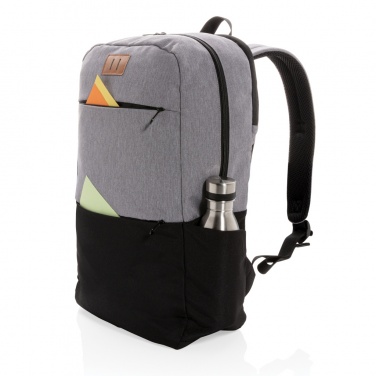 Logotrade Firmengeschenke das Foto: Moderner 15.6" USB & RFID Laptop-Rucksack, PVC-frei